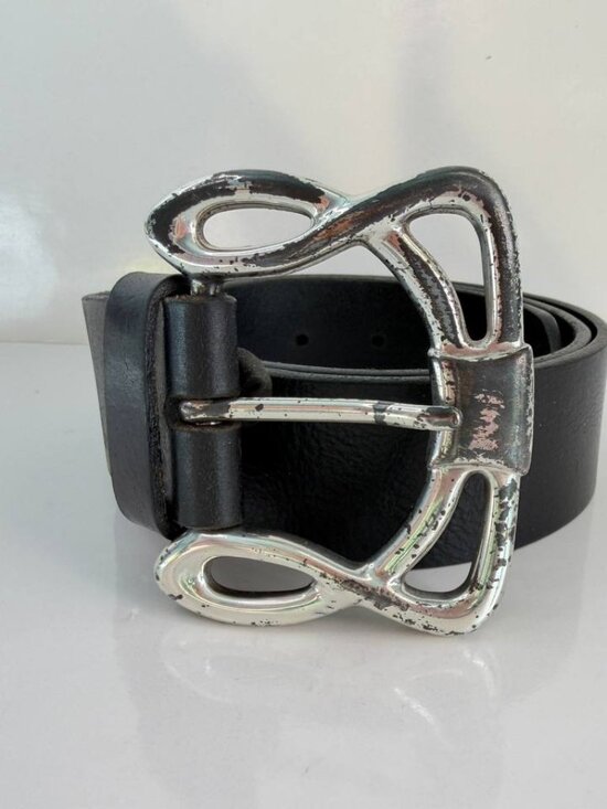 Silpada Designs Leather Belt – Irish Style Buckle – Size M (~32–34) - Picture 2 of 11